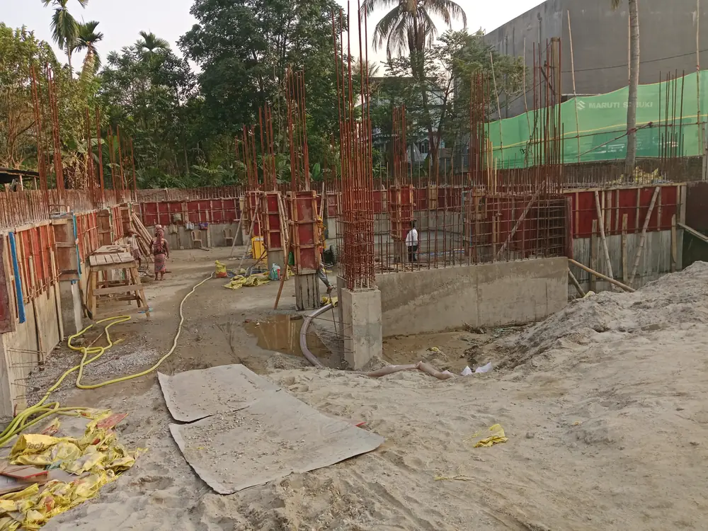 Construction site managed by Panacea India